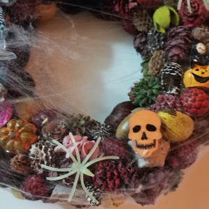 Halloweeni ajtó dísz, kopogtató  - otthon & életmód - dekoráció - halloween - halloweeni ajtódíszek és ablakdíszek - Meska.hu