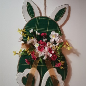 Nyuszi ajtódísz, kopogtató  - Meska.hu