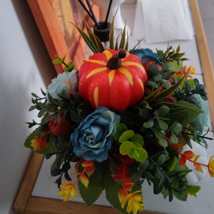 Őszi tökös asztali dísz  - otthon & életmód - dekoráció - halloween - halloweeni dekoráció - Meska.hu