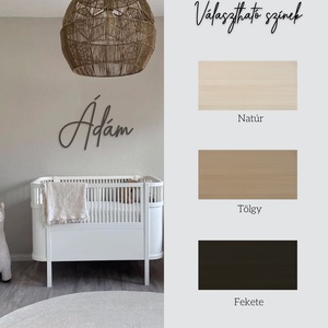 Nagy méretű fa névtábla - otthon & életmód - ház & kert - névtábla - Meska.hu