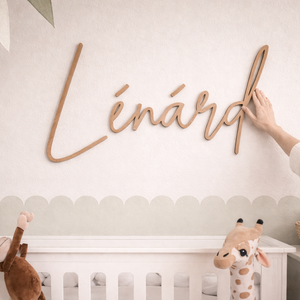 Nagy méretű fa névtábla, Otthon & Életmód, Ház & Kert, Névtábla, Gravírozás, pirográfia, Egyedi névtábla fából. Csupán a nevet és a színt kell megadnod, én pedig elkészítem az egyedi névtá..., MESKA