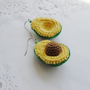 Miniatűr avokádó fülbevalók - Meska.hu
