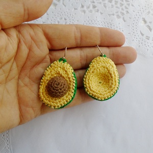 Miniatűr avokádó fülbevalók - ékszer - fülbevaló - lógó csepp fülbevaló - Meska.hu Miniatűr avokádó fülbevalók - ékszer - fülbevaló - lógó csepp fülbevaló - Meska.hu