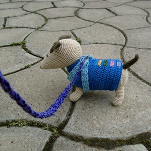 Bézs kutya baba - játék & sport - baba & babaház - öltöztethető baba - Meska.hu