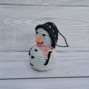 Horgolt mini hóember , , Horgolás, MESKA