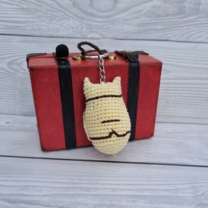 Horgolt mini bagoly kulcstartó - táska & tok - kulcstartó & táskadísz - kulcstartó - Meska.hu