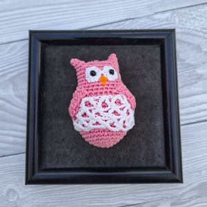 Horgolt mini bagoly kulcstartó, Táska & Tok, Kulcstartó & Táskadísz, Kulcstartó, Horgolás, MESKA