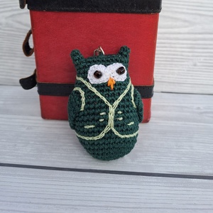 Horgolt mini bagoly kulcstartó, Táska & Tok, Kulcstartó & Táskadísz, Kulcstartó, Horgolás, MESKA