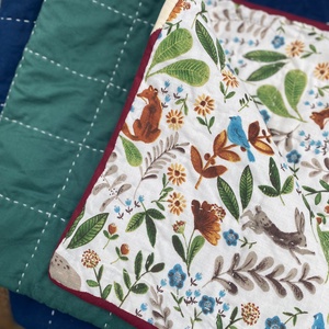 Babatakaró quilted (pamut és gyapjú)  - otthon & életmód - babaszoba, gyerekszoba - babatakaró, gyerek pléd - Meska.hu