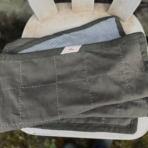 Len és pamut babatakaró quilted - otthon & életmód - babaszoba, gyerekszoba - babatakaró, gyerek pléd - Meska.hu