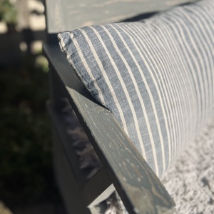 Vintage felújított karospad, lóca, népi pad, tároló láda, ülőpad, régiség - otthon & életmód - bútor - pad - Meska.hu