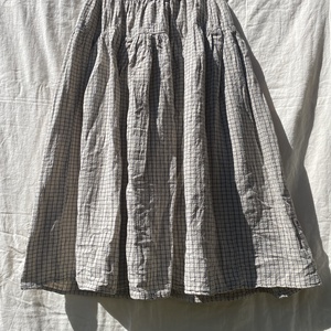 Két paneles húzott szoknya gumírozott derékkal  - ruha & divat - női ruha - szoknya - Meska.hu