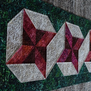 Patchwork asztali futó - otthon & életmód - konyhafelszerelés, tálalás - tálalás - terítő - Meska.hu