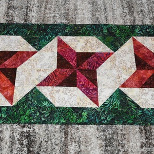 Patchwork asztali futó, Otthon & Életmód, Konyhafelszerelés, tálalás, Tálalás, Terítő, Patchwork, foltvarrás, Varrás, MESKA