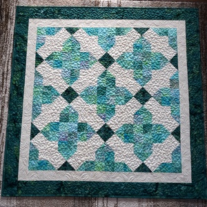 Türkiz piruett, Otthon & Életmód, Konyhafelszerelés, tálalás, Tálalás, Terítő, Varrás, Patchwork, foltvarrás, MESKA