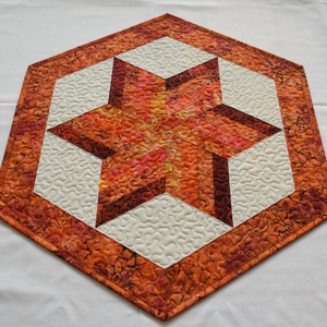 Őszi csillag terítő, Otthon & Életmód, Konyhafelszerelés, tálalás, Tálalás, Terítő, Patchwork, foltvarrás, Varrás, MESKA