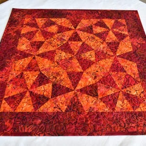Narancs kaleidoszkóp, Otthon & Életmód, Halloween, Halloweeni dekoráció, Dekoráció, Patchwork, foltvarrás, Varrás, MESKA