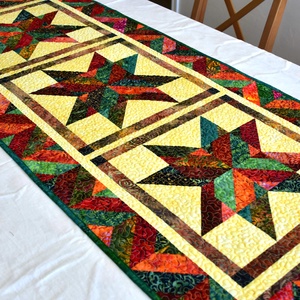 Csillagok batik terítő, Otthon & Életmód, Konyhafelszerelés, tálalás, Tálalás, Terítő, Patchwork, foltvarrás, Varrás, MESKA
