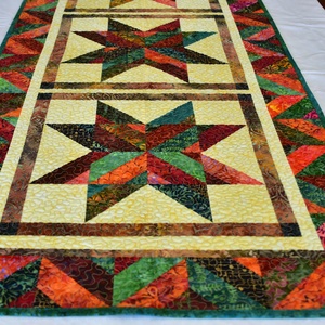 Csillagok batik terítő - otthon & életmód - konyhafelszerelés, tálalás - tálalás - terítő - Meska.hu