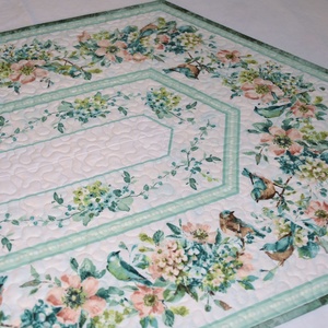 Mentazöld futó, Otthon & Életmód, Konyhafelszerelés, tálalás, Tálalás, Terítő, Patchwork, foltvarrás, Varrás, MESKA