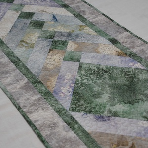 Fonott mintás vintázs futó, Otthon & Életmód, Konyhafelszerelés, tálalás, Tálalás, Terítő, Patchwork, foltvarrás, Varrás, MESKA