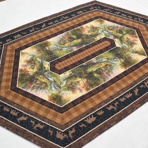 Őszi patak part futó, Otthon & Életmód, Konyhafelszerelés, tálalás, Tálalás, Terítő, Patchwork, foltvarrás, Varrás, MESKA