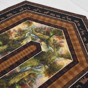 Őszi patak part futó - otthon & életmód - konyhafelszerelés, tálalás - tálalás - terítő - Meska.hu