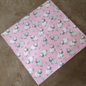 Rózsaszín báránykák párnahuzat - Meska.hu