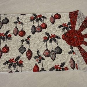 Karácsonyi mini terítő pár - karácsony - karácsonyi lakásdekoráció - ünnepi asztaldekoráció - Meska.hu