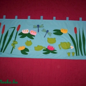 BREKEKEX...Békás falvédő- rendelhető!, Baba - mama, Babaszoba dekoráció, Falvédő gyerekszobába, Patchwork, foltvarrás, MESKA