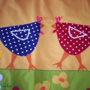 Tyúkanyós falvédő- Szerdán baba-mama klub!- rendelésre! - otthon & életmód - babaszoba, gyerekszoba - falvédő gyerekszobába - Meska.hu