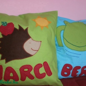 RENDELHETŐ!!!Nomen est omen! párnák névfelirattal, Baba - mama, Babaszoba dekoráció, Gyerek díszpárna, Varrás, Patchwork, foltvarrás, MESKA