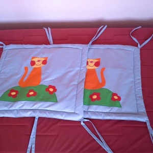 RENDELHETŐ!!!Rácsos ágy fejvégébe illő párnák, Baba - mama, Baba ágynemű, Rácsvédő & Baldachin, Patchwork, foltvarrás, Varrás, MESKA