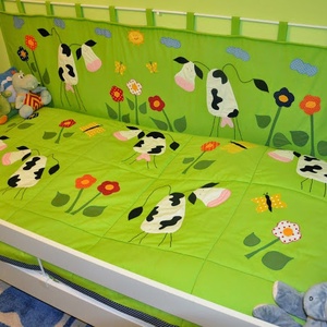 A bikaborjak...Rendelhető bocis ágytakaró és falvédő - Meska.hu