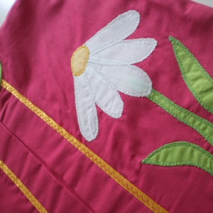 Szivárvány ovizsák és tornazsák margaréta jellel - játék & sport - ovis felszerelés - ovis szett - Meska.hu