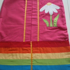 Szivárvány ovizsák és tornazsák margaréta jellel - játék & sport - ovis felszerelés - ovis szett - Meska.hu