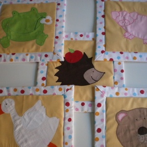 RENDELHETŐ!!! Szappanbuborék... állatkás textilképek  - baba - mama - babaszoba-dekoráció - babaszoba kép - Meska.hu