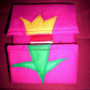 Tulipánból paprika - Pink  alapon! Ajándékba is megkaphatod... - játék & sport - textilkönyv & babakönyv - Meska.hu