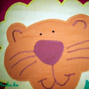 Oroszlános párna - baba - mama - babaszoba dekoráció - gyerek díszpárna - Meska.hu