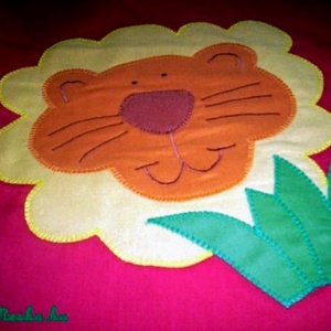 Oroszlános párna - baba - mama - babaszoba dekoráció - gyerek díszpárna - Meska.hu