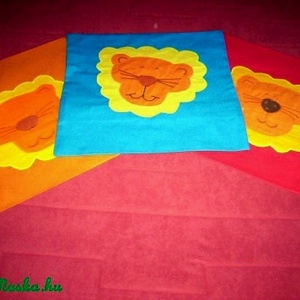 Oroszlános párna - baba - mama - babaszoba dekoráció - gyerek díszpárna - Meska.hu