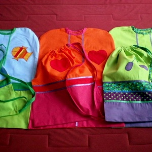 Pisztáciazöld/lila ovizsák és tornazsák szilva jellel - játék & sport - ovis felszerelés - ovis szett - Meska.hu