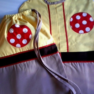  Pöttyös labdás oviszsák- tornazsák szett, Játék & Sport, Ovis felszerelés, Ovis szett, Patchwork, foltvarrás, Varrás, MESKA