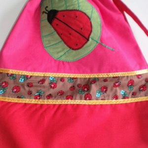 Rendelhető!!! Katicás oviszsák- tornazsák szett - játék & sport - ovis felszerelés - ovis szett - Meska.hu