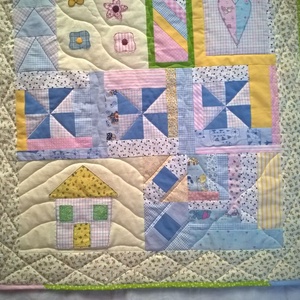 Világos színek gyerektakaró - otthon & életmód - babaszoba, gyerekszoba - Meska.hu