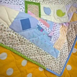 Világos színek gyerektakaró - otthon & életmód - babaszoba, gyerekszoba - Meska.hu