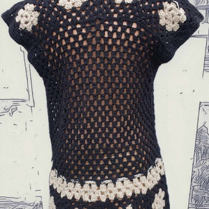 Horgolt mellény - ruha & divat - női ruha - mellény - Meska.hu