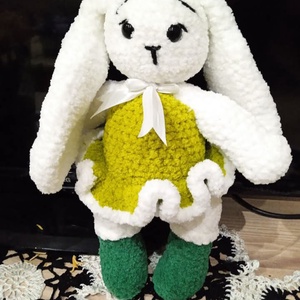 Horgolt nyuszi , DIY (Csináld magad), Szabásminta, útmutató, Horgolási minta, Baba-és bábkészítés, MESKA