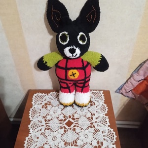 Horgolt Bing nyuszi  - diy (csináld magad) - szabásminta, útmutató - horgolási minta - Meska.hu