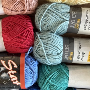 Pamut és pamut tartalmú fonal csomag - kellékek & szerszámok - rövidáru - fonal, cérna - gyapjúfonal - Meska.hu